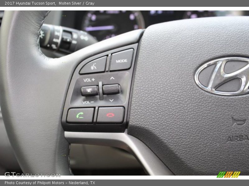 Molten Silver / Gray 2017 Hyundai Tucson Sport