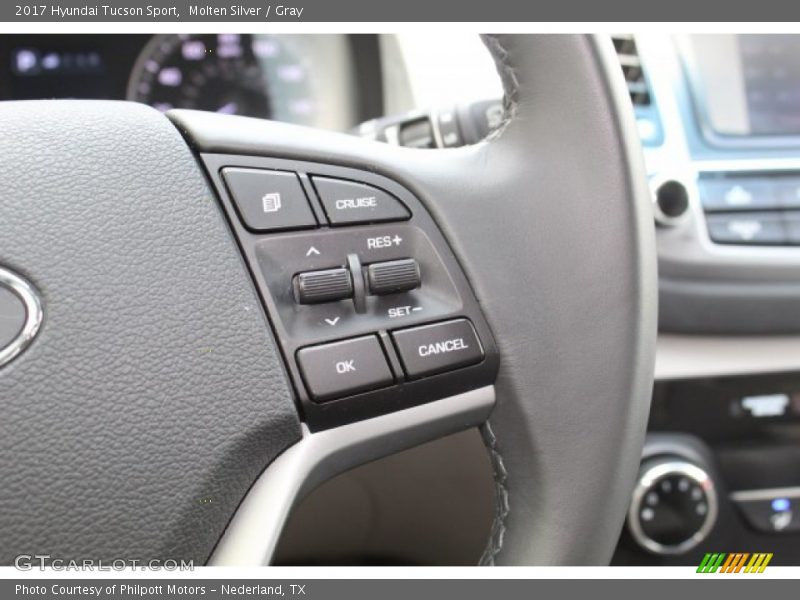 Molten Silver / Gray 2017 Hyundai Tucson Sport