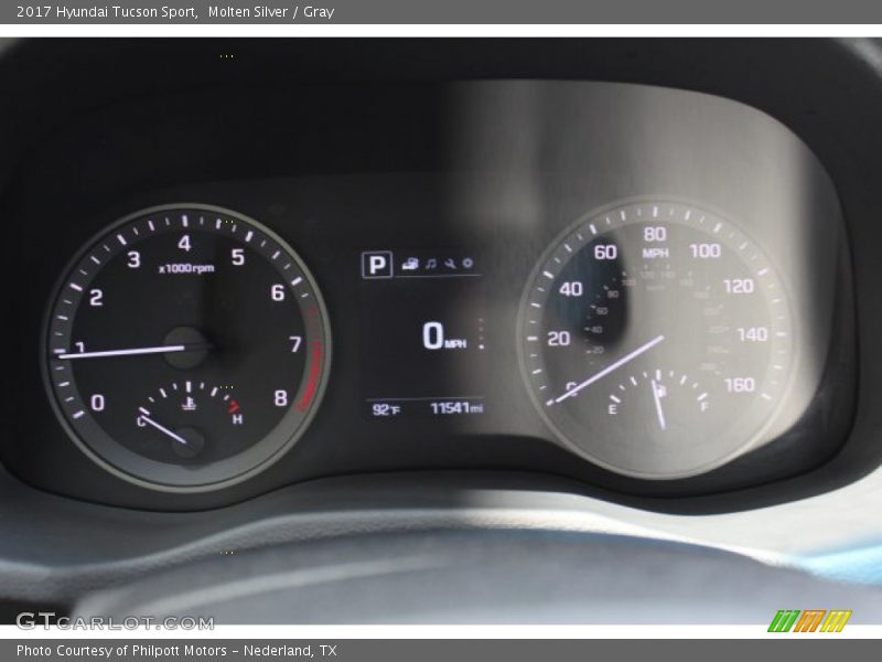 Molten Silver / Gray 2017 Hyundai Tucson Sport