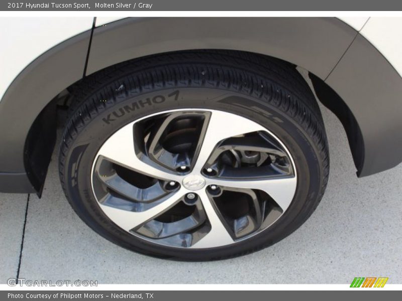 Molten Silver / Gray 2017 Hyundai Tucson Sport