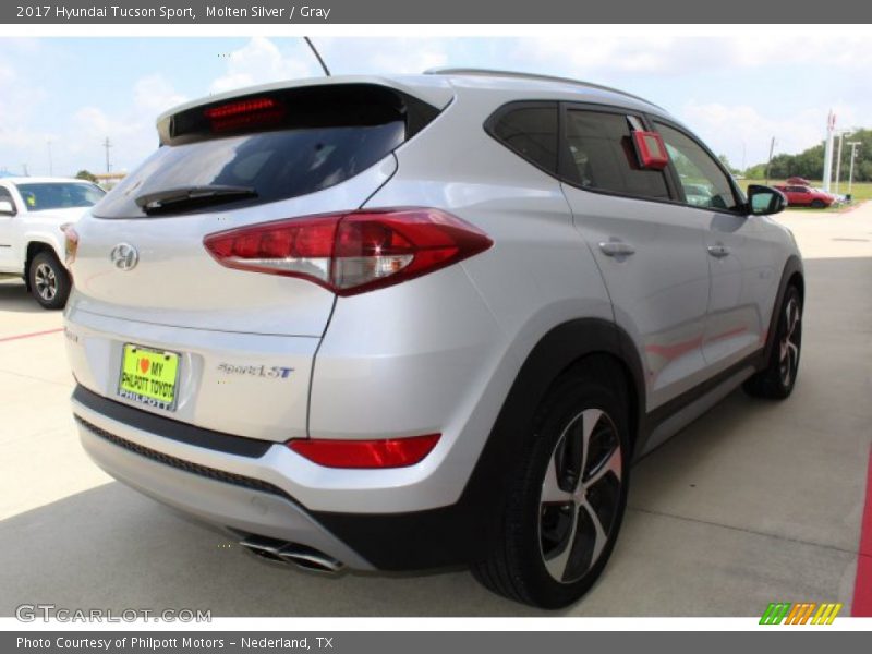 Molten Silver / Gray 2017 Hyundai Tucson Sport