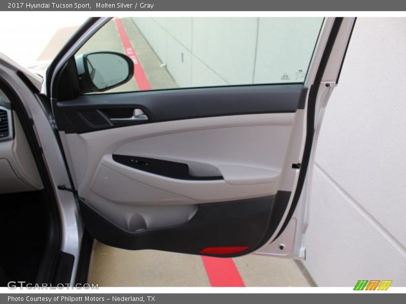 Molten Silver / Gray 2017 Hyundai Tucson Sport