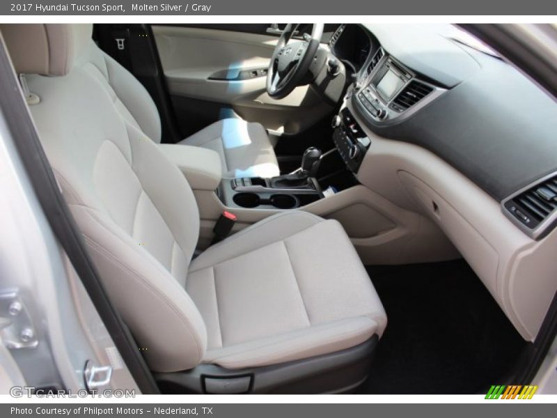 Molten Silver / Gray 2017 Hyundai Tucson Sport