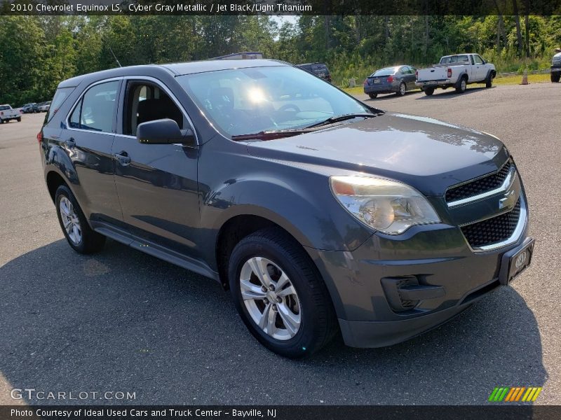 Cyber Gray Metallic / Jet Black/Light Titanium 2010 Chevrolet Equinox LS