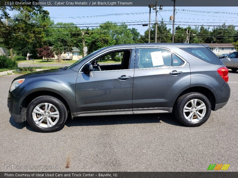 Cyber Gray Metallic / Jet Black/Light Titanium 2010 Chevrolet Equinox LS