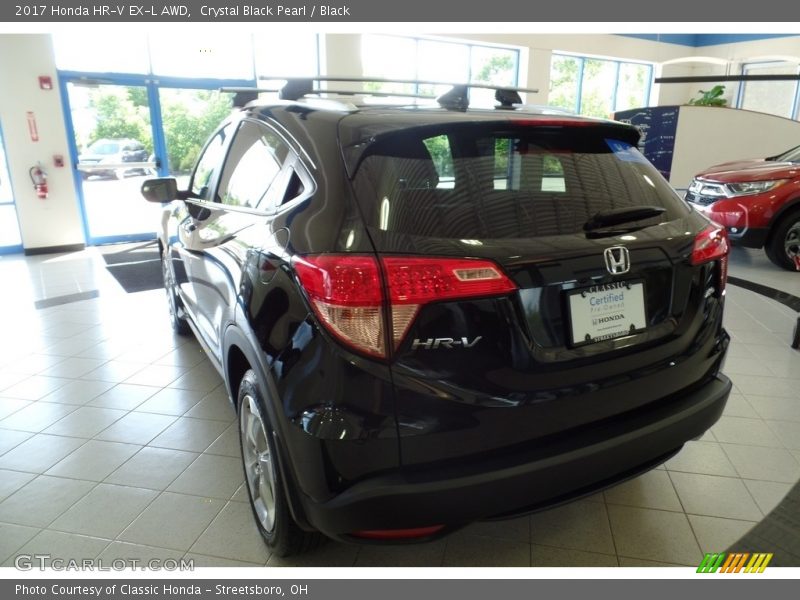 Crystal Black Pearl / Black 2017 Honda HR-V EX-L AWD