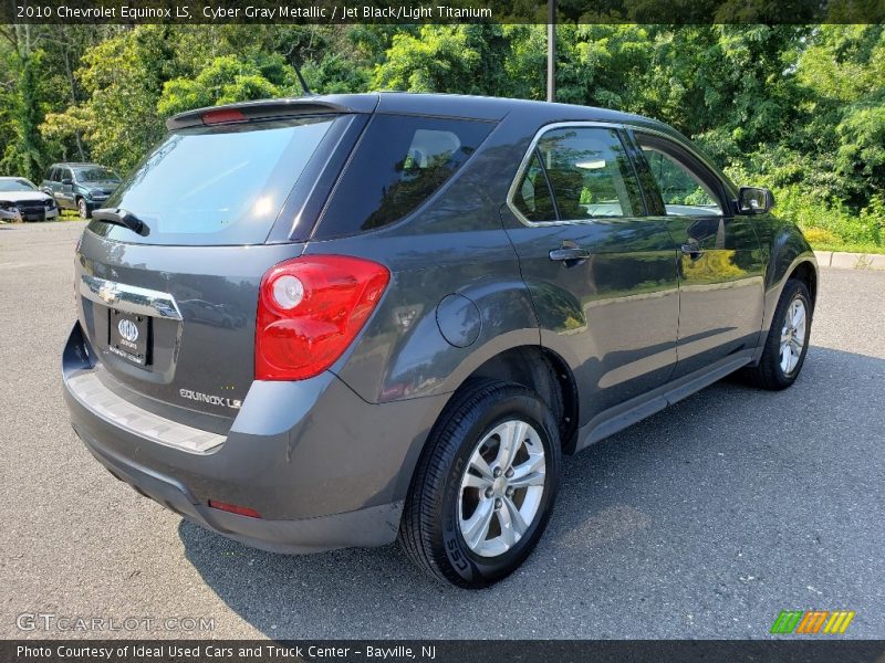 Cyber Gray Metallic / Jet Black/Light Titanium 2010 Chevrolet Equinox LS