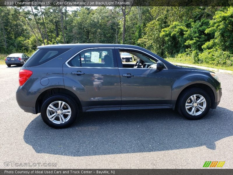 Cyber Gray Metallic / Jet Black/Light Titanium 2010 Chevrolet Equinox LS