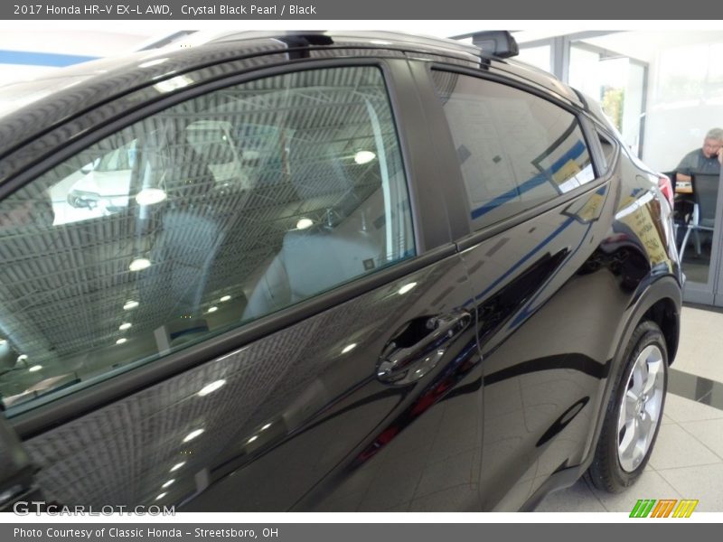 Crystal Black Pearl / Black 2017 Honda HR-V EX-L AWD