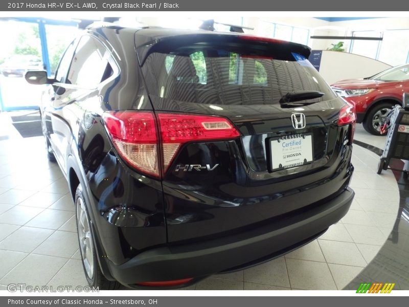 Crystal Black Pearl / Black 2017 Honda HR-V EX-L AWD