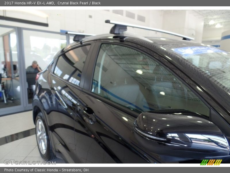 Crystal Black Pearl / Black 2017 Honda HR-V EX-L AWD