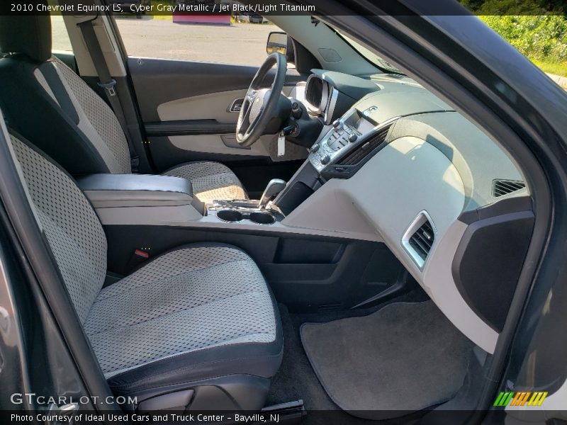 Cyber Gray Metallic / Jet Black/Light Titanium 2010 Chevrolet Equinox LS