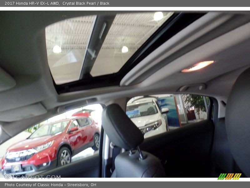 Crystal Black Pearl / Black 2017 Honda HR-V EX-L AWD