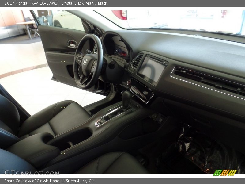 Crystal Black Pearl / Black 2017 Honda HR-V EX-L AWD