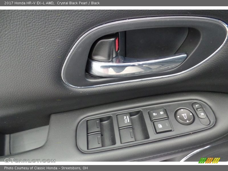 Crystal Black Pearl / Black 2017 Honda HR-V EX-L AWD