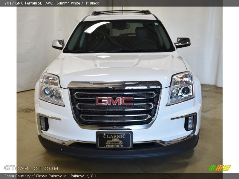 Summit White / Jet Black 2017 GMC Terrain SLT AWD