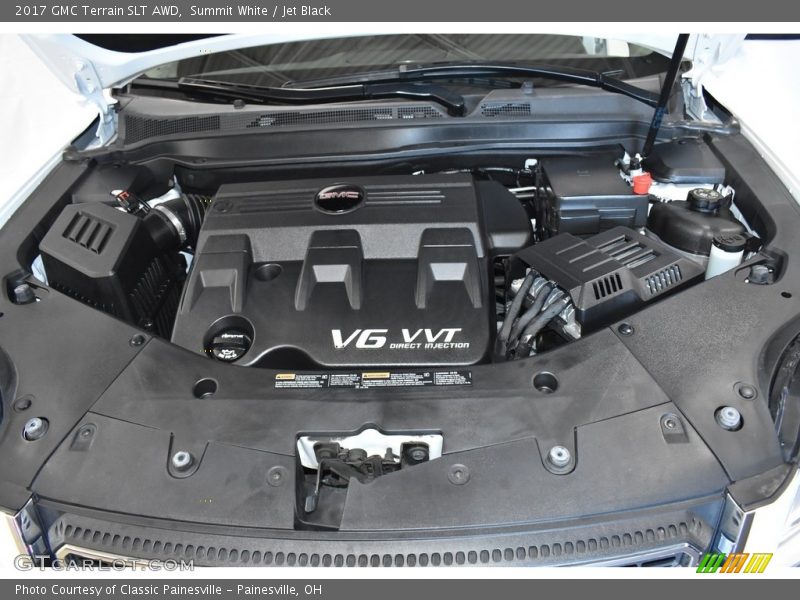 Summit White / Jet Black 2017 GMC Terrain SLT AWD