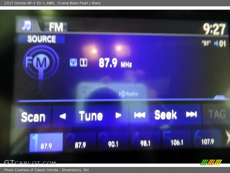 Crystal Black Pearl / Black 2017 Honda HR-V EX-L AWD