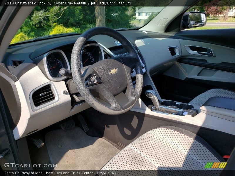 Cyber Gray Metallic / Jet Black/Light Titanium 2010 Chevrolet Equinox LS