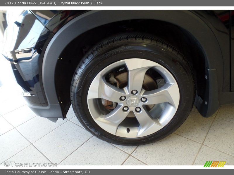 Crystal Black Pearl / Black 2017 Honda HR-V EX-L AWD