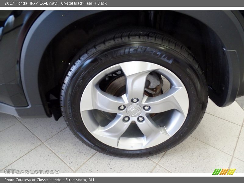 Crystal Black Pearl / Black 2017 Honda HR-V EX-L AWD