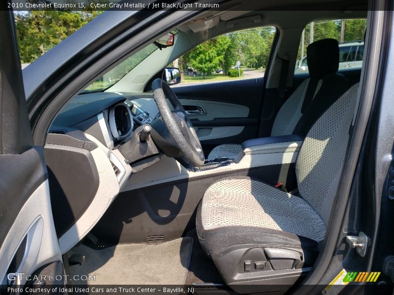 Cyber Gray Metallic / Jet Black/Light Titanium 2010 Chevrolet Equinox LS