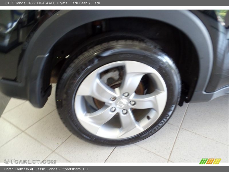 Crystal Black Pearl / Black 2017 Honda HR-V EX-L AWD
