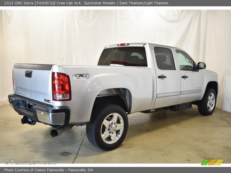 Quicksilver Metallic / Dark Titanium/Light Titanium 2013 GMC Sierra 2500HD SLE Crew Cab 4x4