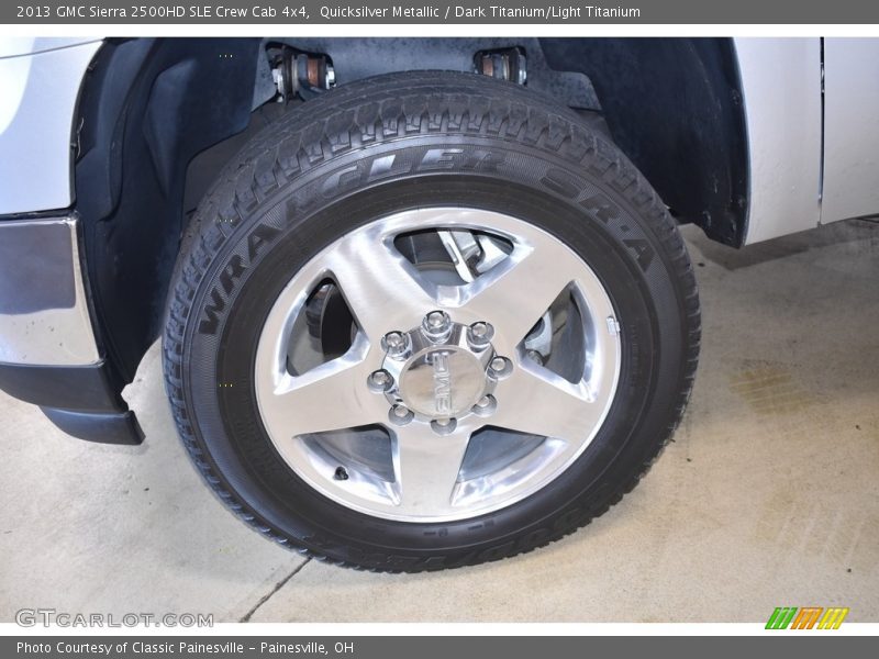 Quicksilver Metallic / Dark Titanium/Light Titanium 2013 GMC Sierra 2500HD SLE Crew Cab 4x4