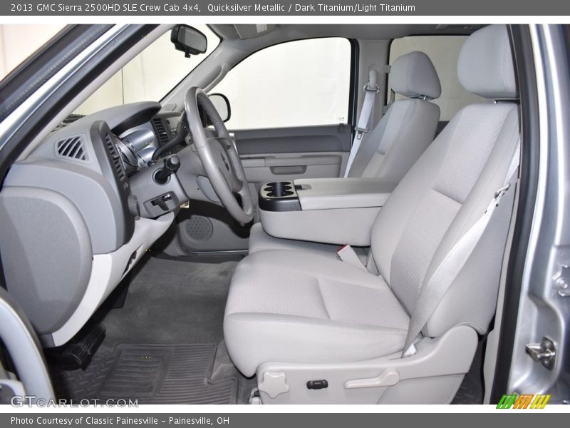 Quicksilver Metallic / Dark Titanium/Light Titanium 2013 GMC Sierra 2500HD SLE Crew Cab 4x4