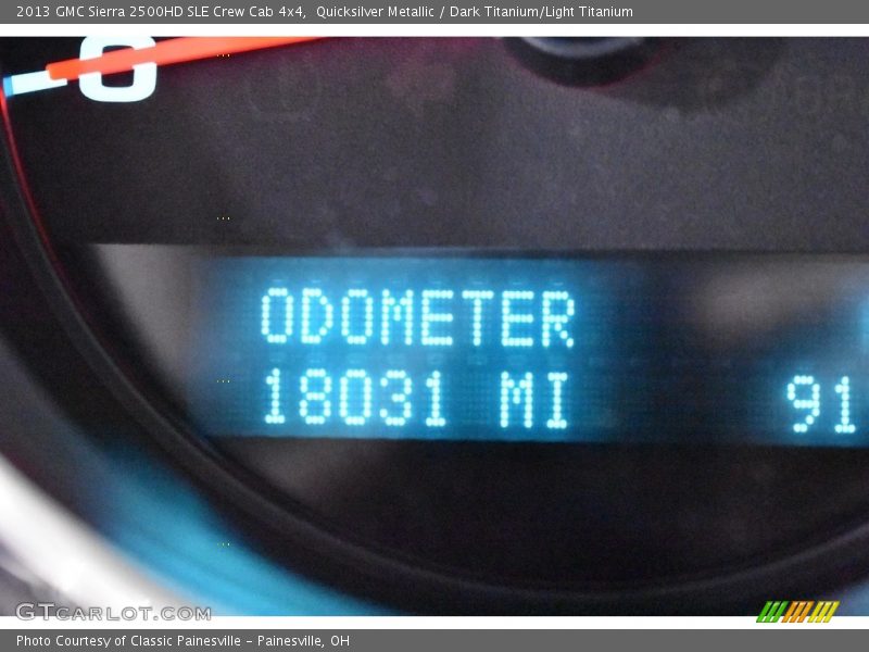 Quicksilver Metallic / Dark Titanium/Light Titanium 2013 GMC Sierra 2500HD SLE Crew Cab 4x4