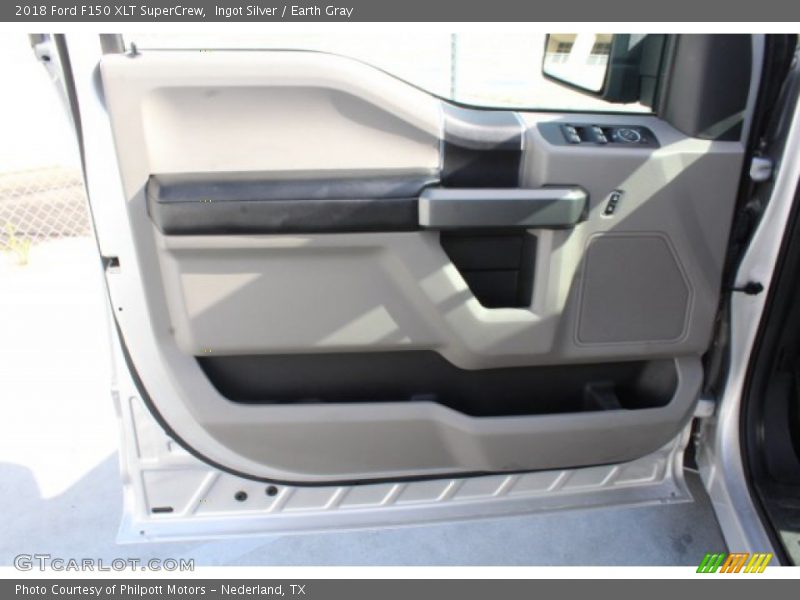 Ingot Silver / Earth Gray 2018 Ford F150 XLT SuperCrew