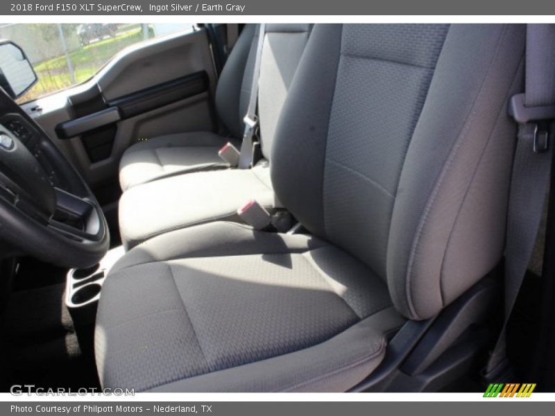 Ingot Silver / Earth Gray 2018 Ford F150 XLT SuperCrew