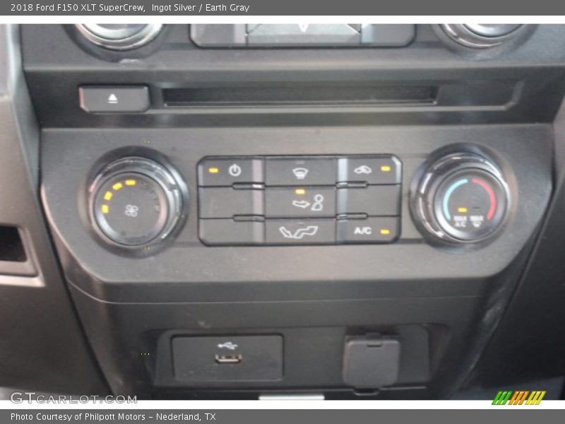 Ingot Silver / Earth Gray 2018 Ford F150 XLT SuperCrew