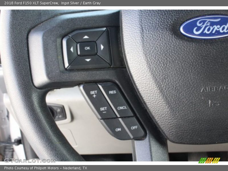 Ingot Silver / Earth Gray 2018 Ford F150 XLT SuperCrew