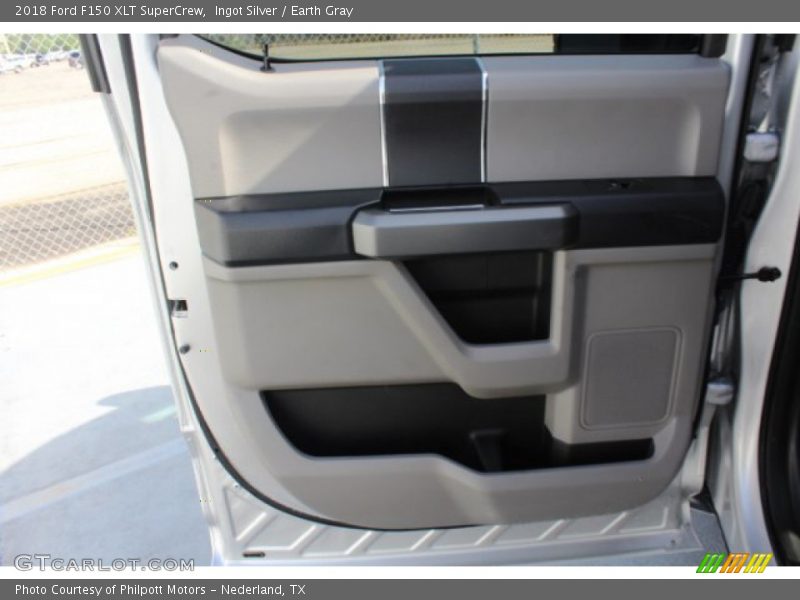 Ingot Silver / Earth Gray 2018 Ford F150 XLT SuperCrew