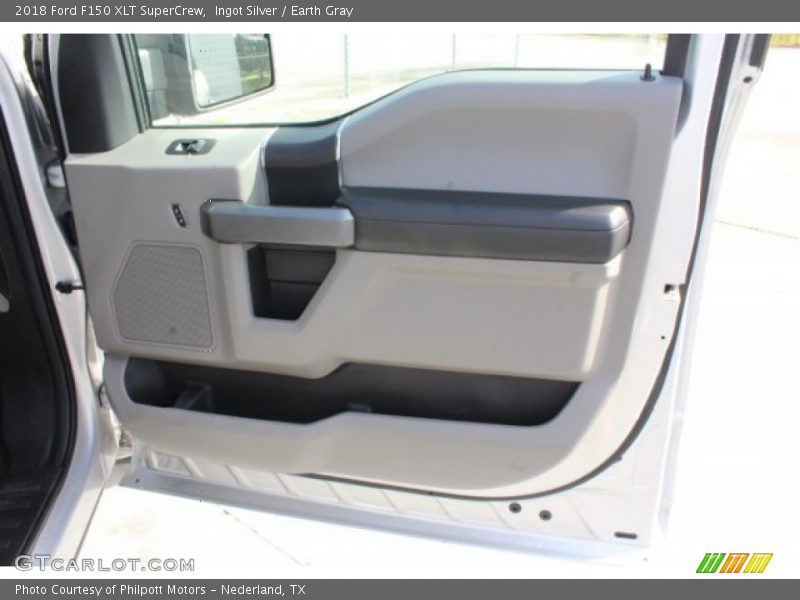 Ingot Silver / Earth Gray 2018 Ford F150 XLT SuperCrew