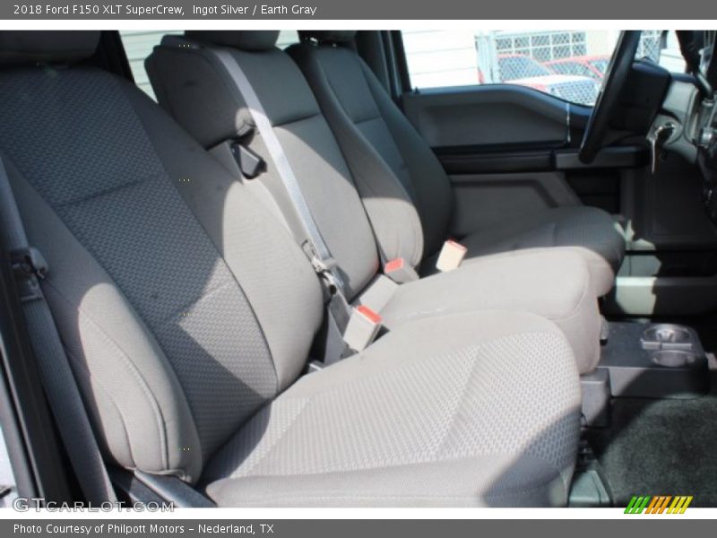 Ingot Silver / Earth Gray 2018 Ford F150 XLT SuperCrew