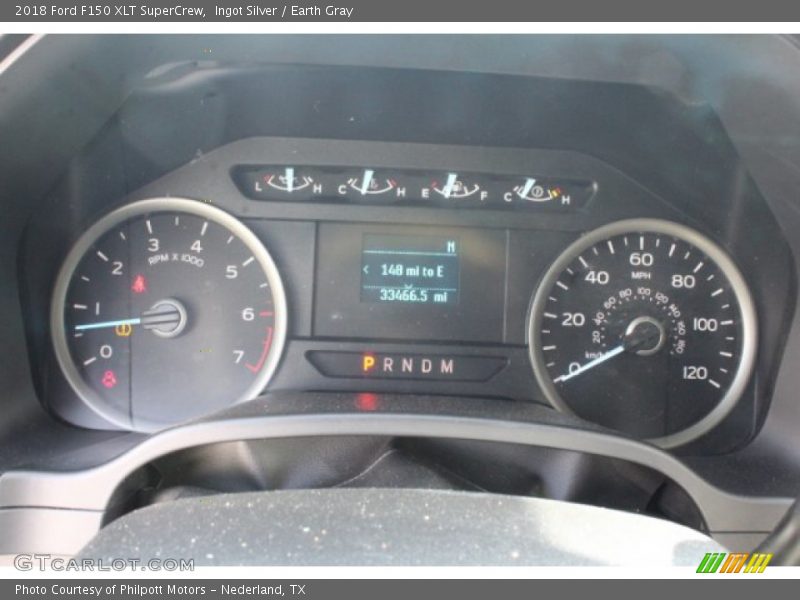 Ingot Silver / Earth Gray 2018 Ford F150 XLT SuperCrew