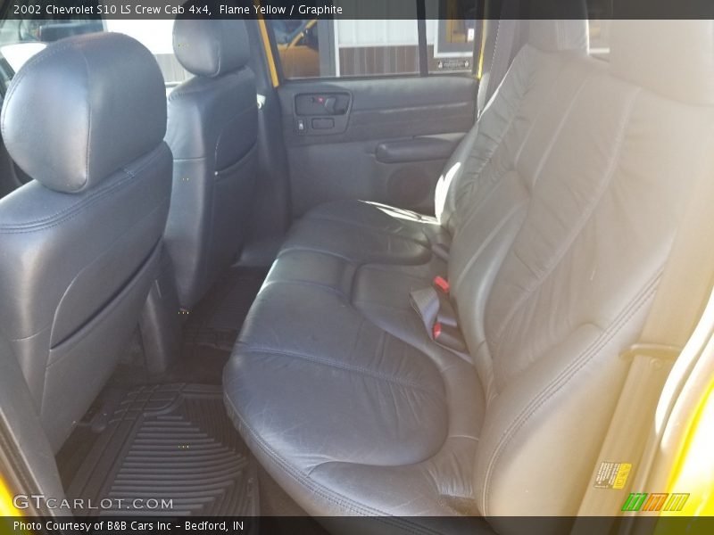 Flame Yellow / Graphite 2002 Chevrolet S10 LS Crew Cab 4x4