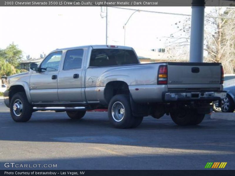Light Pewter Metallic / Dark Charcoal 2003 Chevrolet Silverado 3500 LS Crew Cab Dually