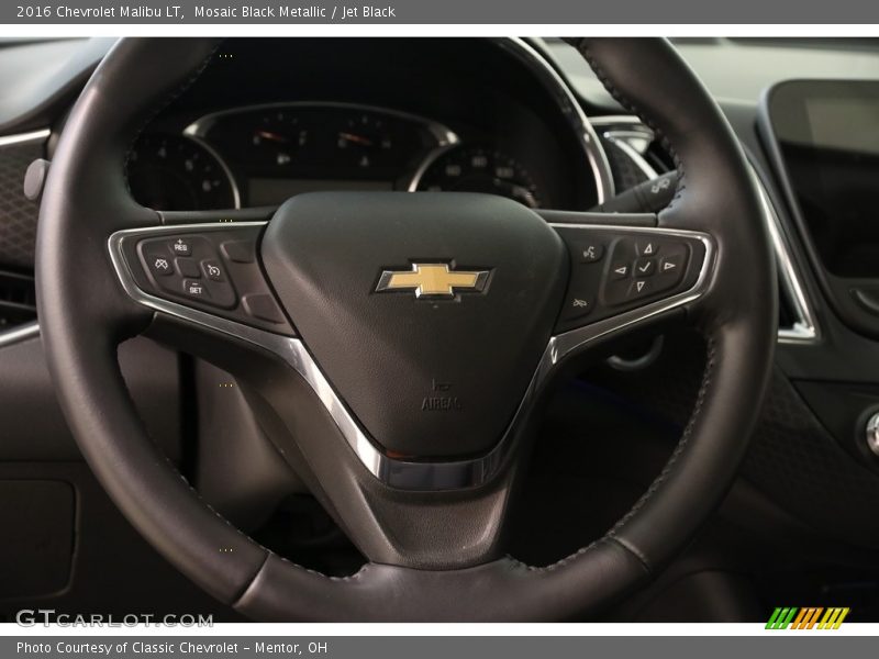 Mosaic Black Metallic / Jet Black 2016 Chevrolet Malibu LT
