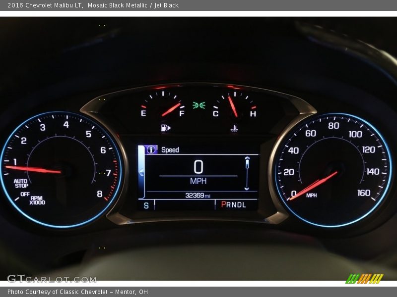 Mosaic Black Metallic / Jet Black 2016 Chevrolet Malibu LT