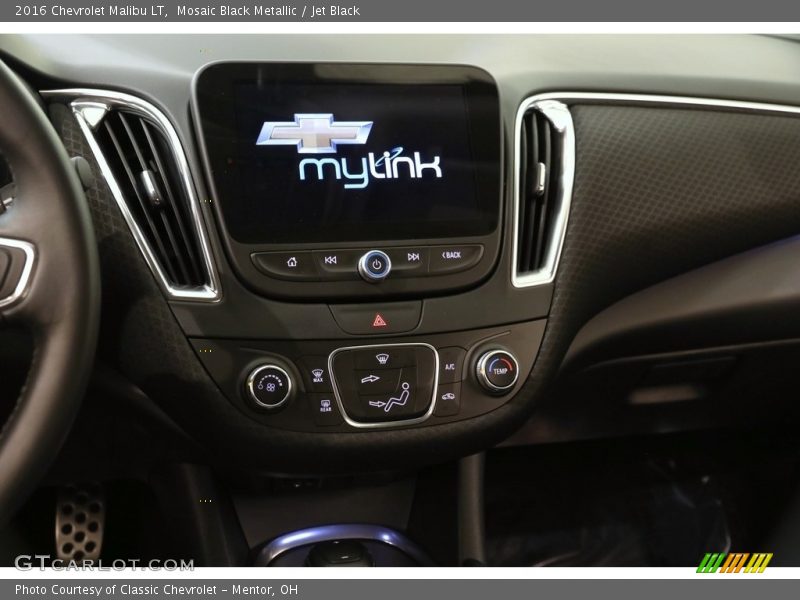 Mosaic Black Metallic / Jet Black 2016 Chevrolet Malibu LT