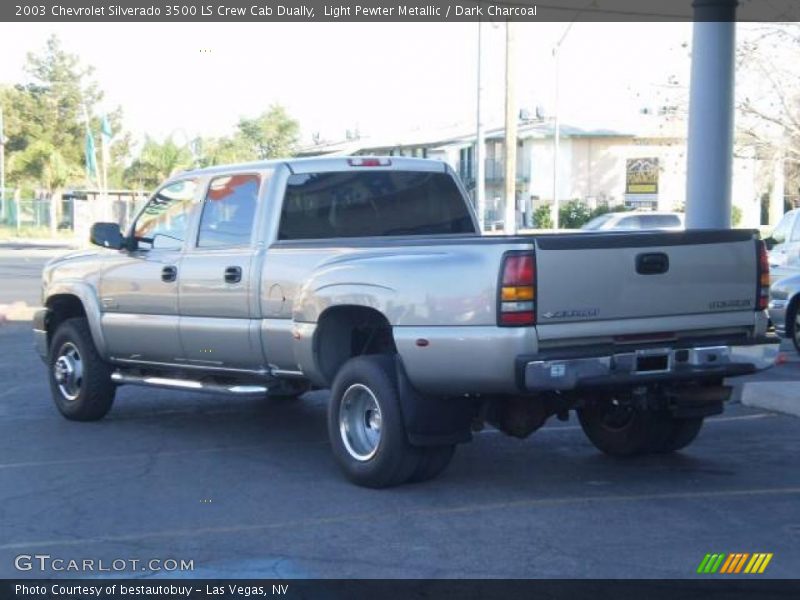 Light Pewter Metallic / Dark Charcoal 2003 Chevrolet Silverado 3500 LS Crew Cab Dually