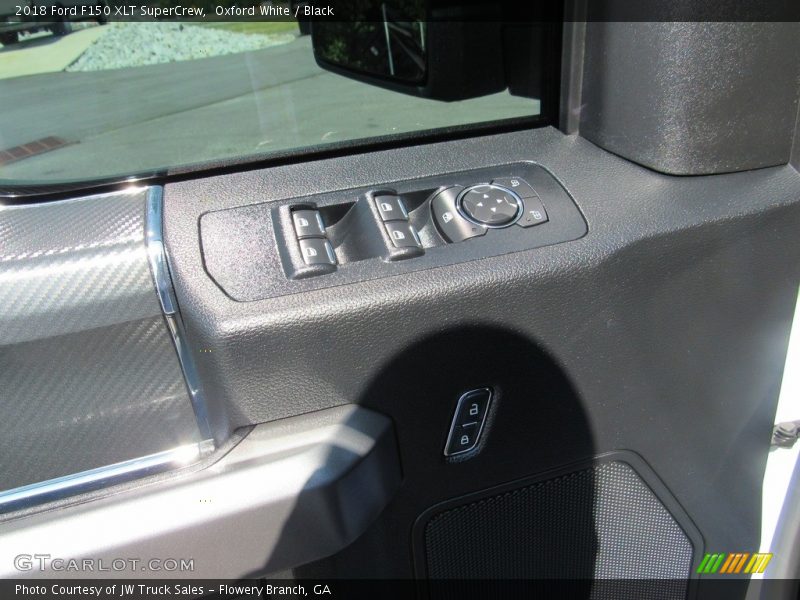 Oxford White / Black 2018 Ford F150 XLT SuperCrew