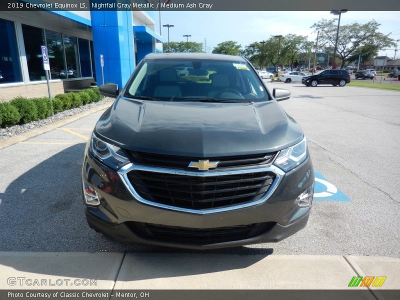 Nightfall Gray Metallic / Medium Ash Gray 2019 Chevrolet Equinox LS