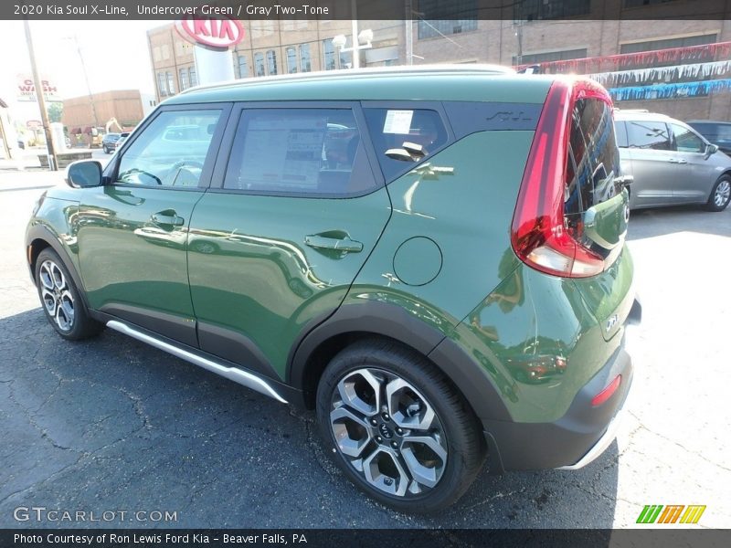 Undercover Green / Gray Two-Tone 2020 Kia Soul X-Line