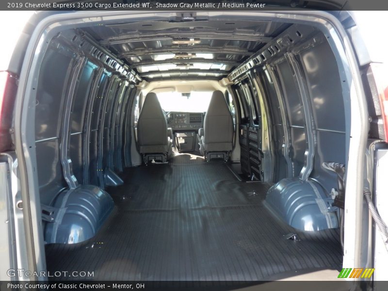 Shadow Gray Metallic / Medium Pewter 2019 Chevrolet Express 3500 Cargo Extended WT