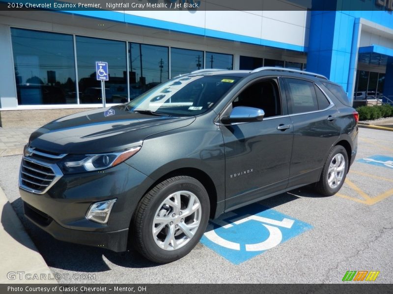 Nightfall Gray Metallic / Jet Black 2019 Chevrolet Equinox Premier